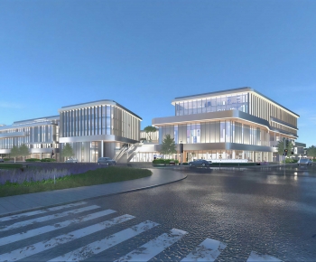 Modern Appearance Of Commercial Building-ID:397375113