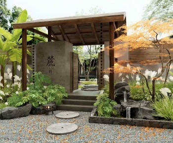 Japanese Style Courtyard/landscape-ID:658482071