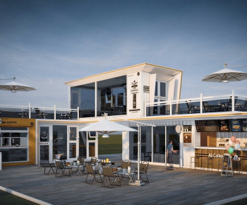 Modern Appearance Of Commercial Building-ID:843640092