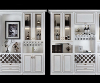 European Style Wine Cabinet-ID:973685989