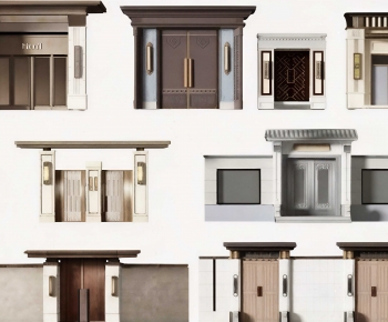 New Chinese Style Gate-ID:854232072