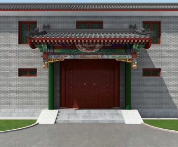 Chinese Style Facade Element-ID:963690376