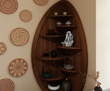 Chinese Style Side Cabinet-ID:253278029