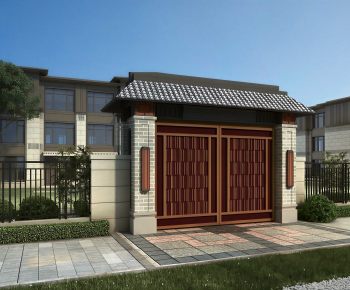 New Chinese Style Gate-ID:258965022