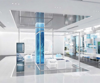 Modern Exhibition Hall-ID:730164057