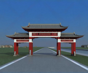 Chinese Style Ancient Architectural Buildings-ID:248894938