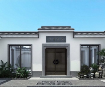 New Chinese Style Gate-ID:126378063
