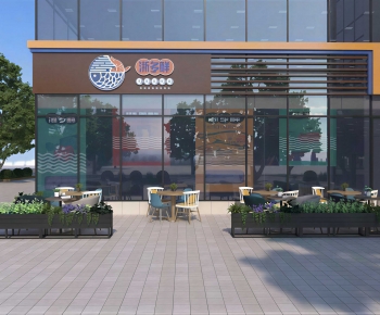 Modern Facade Element-ID:349556924