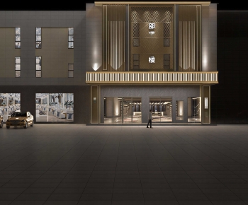 Modern Appearance Of Commercial Building-ID:104187015