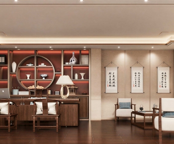 New Chinese Style Manager's Office-ID:265667923