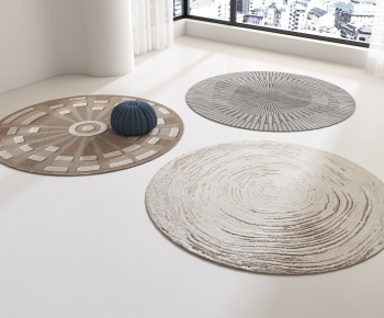 Modern Circular Carpet-ID:846416954