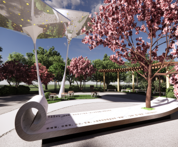 Modern Park Landscape-ID:840636014