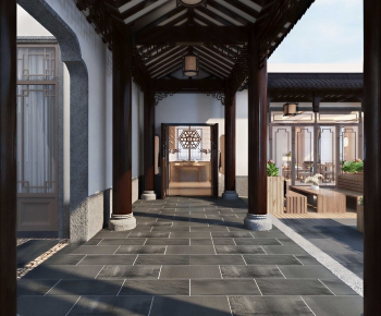 New Chinese Style Courtyard/landscape-ID:279989965