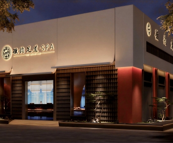 New Chinese Style Facade Element-ID:558089027