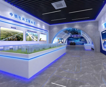 Modern Exhibition Hall-ID:186610941