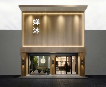 New Chinese Style Facade Element-ID:503288985