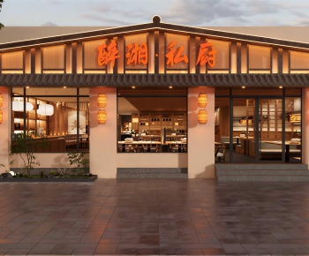 New Chinese Style Facade Element-ID:628025058