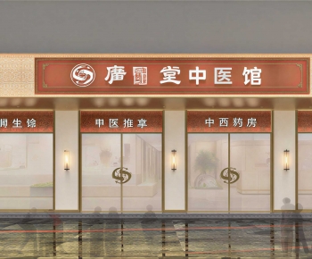 New Chinese Style Facade Element-ID:515180113