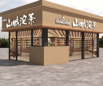 New Chinese Style Facade Element-ID:200325017