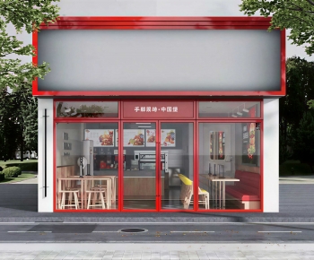 Modern Facade Element-ID:124531031