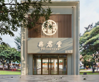 New Chinese Style Facade Element-ID:115194083