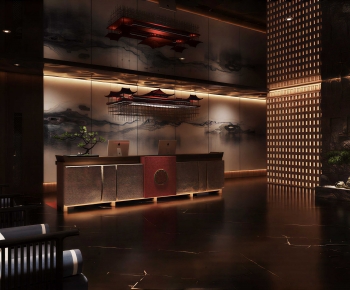 New Chinese Style Lobby Hall-ID:842020563