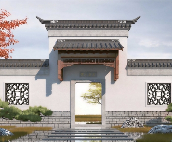 Chinese Style Facade Element-ID:274065027
