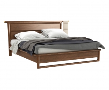 Modern Double Bed-ID:776310071