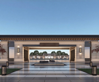 New Chinese Style Courtyard/landscape-ID:426290041