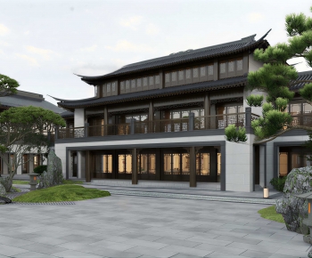 Chinese Style Courtyard/landscape-ID:698120124