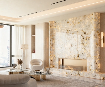 Modern A Living Room-ID:282881981
