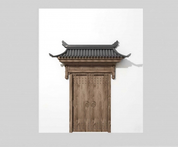 New Chinese Style Facade Element-ID:999332906