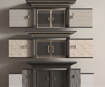 New Chinese Style Facade Element-ID:182967904