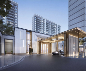 Modern Residential Building-ID:484191898