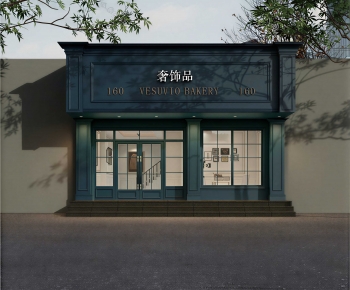 Retro Style Facade Element-ID:673260934