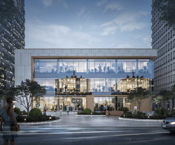 Modern Appearance Of Commercial Building-ID:280160914