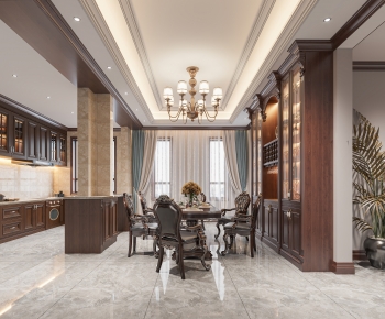 European Style Dining Room-ID:846462971