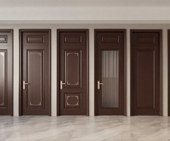 New Chinese Style Single Door-ID:258392102