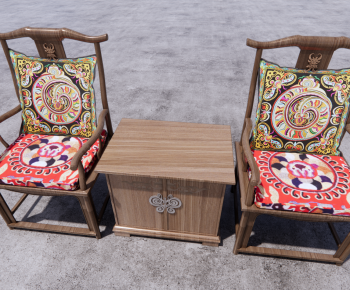 New Chinese Style Lounge Chair-ID:831928011