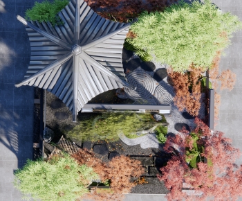 New Chinese Style Courtyard/landscape-ID:446434023