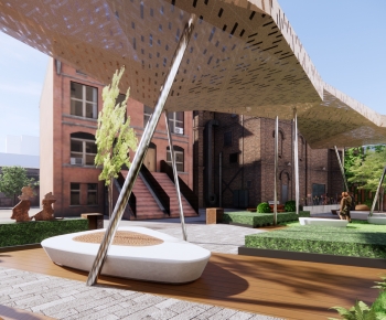 Modern Commercial Street-ID:414036992