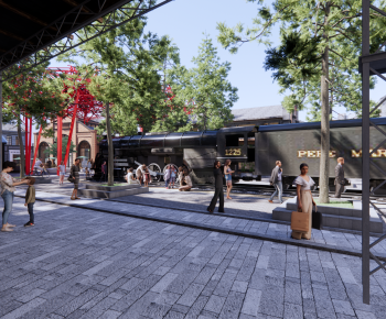 Modern Commercial Street-ID:397917998