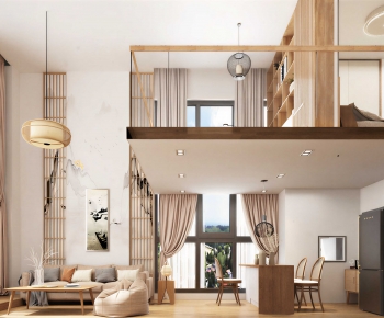 Modern A Living Room-ID:984754091