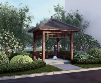 New Chinese Style Courtyard/landscape-ID:104693896