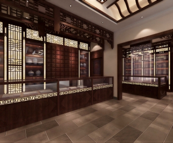 New Chinese Style Pharmacy-ID:953293091