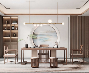 New Chinese Style Tea House-ID:702128897