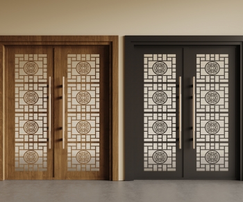 New Chinese Style Double Door-ID:272586112