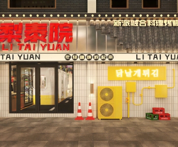 New Chinese Style Facade Element-ID:523199087