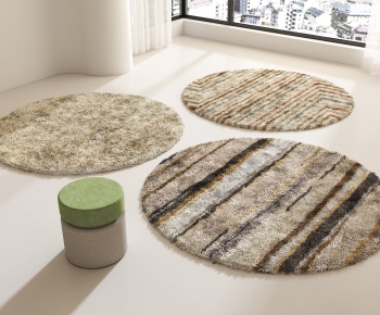 Modern Circular Carpet-ID:542538888