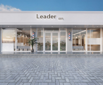 Modern Facade Element-ID:487634908